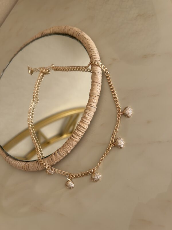 Işıltılı Damla Charm Kolye - Image 3